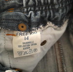 Children's new jeans with belt size 14
