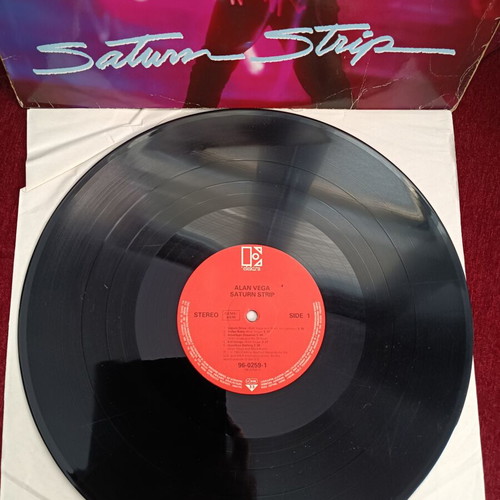 Alan Vega Saturn Strip vinyl record, European pressing, rock