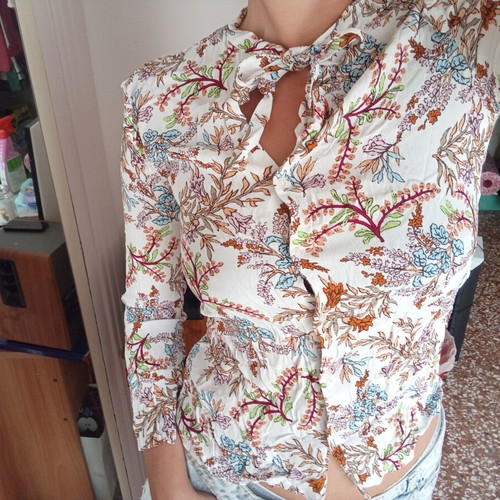 Maje multicolor summer shirt, size M