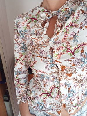 Maje multicolor summer shirt, size M