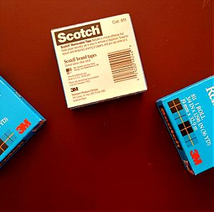 Κολλητική Ταινία Scotch 811 3M Removable 19mm x 33m x 3τμχ