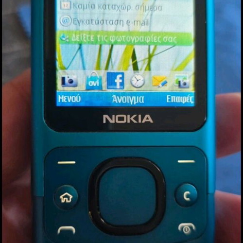 Nokia 6700 Slide used, turquoise, classic slider phone