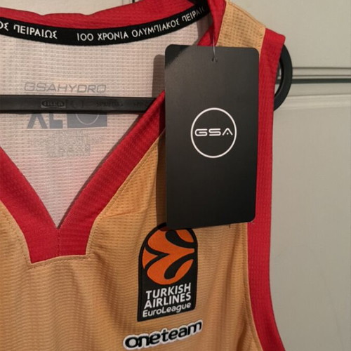 Olympiacos Papapetrou basketball jersey, size XL