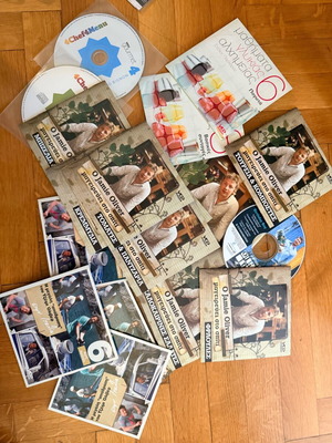 Συλλογή DVD μαγειρικής Jamie Oliver μεταχειρισμένη, ελληνικές εκδόσεις