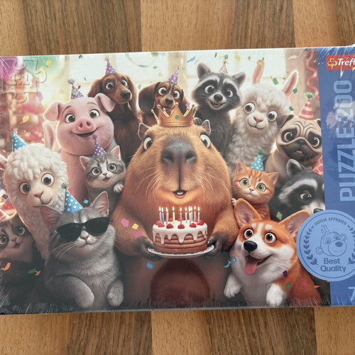 Trefl puzzle set new with Mickey Mouse and animal themes