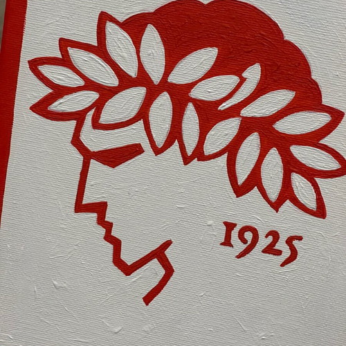Olympiacos painting on canvas new 24x18