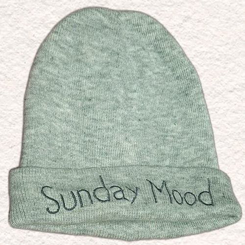 Gray beanie like new, one size