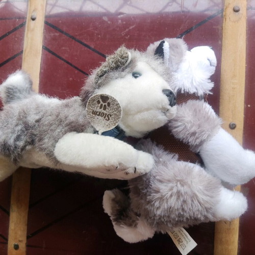 Plush dogs like new, set of 2