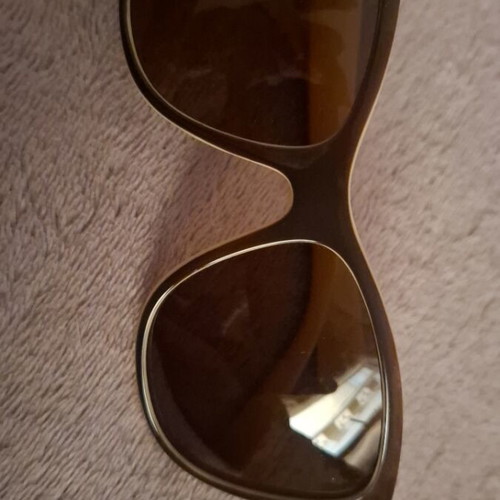 Women’s sunglasses new, brown-white with brown lenses