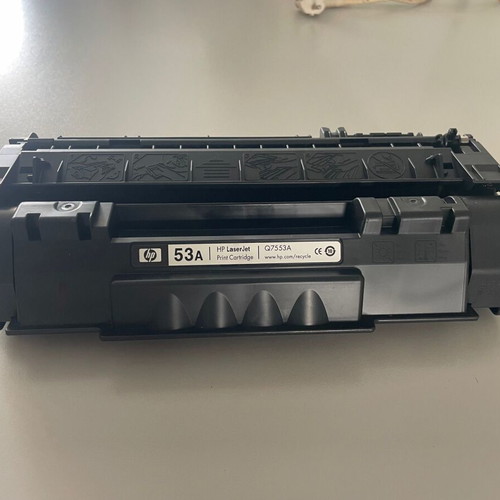HP 53A (Q7553A) toner used, 56% capacity, black