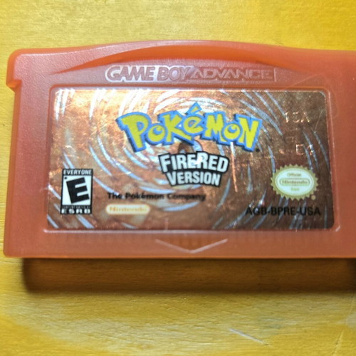 Pokémon FireRed Version Game Boy Advance cartridge