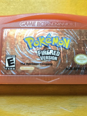 Pokémon FireRed Version Game Boy Advance cartridge