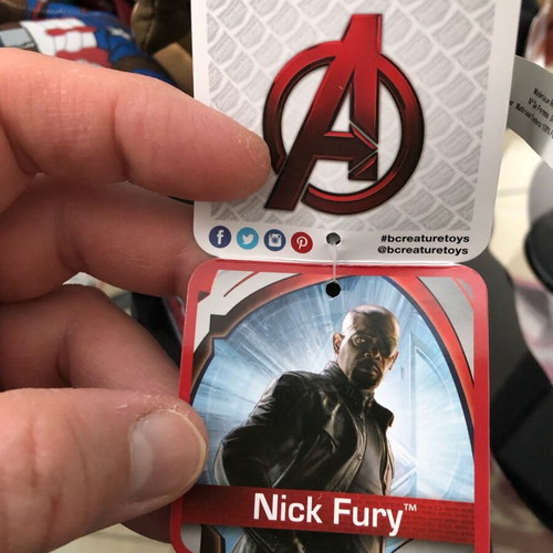 Nick Fury Avengers Movie 10” Plush Figure new with tag Marvel