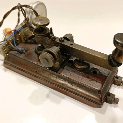 Morse Telegraph used with diskettes and cassettes
