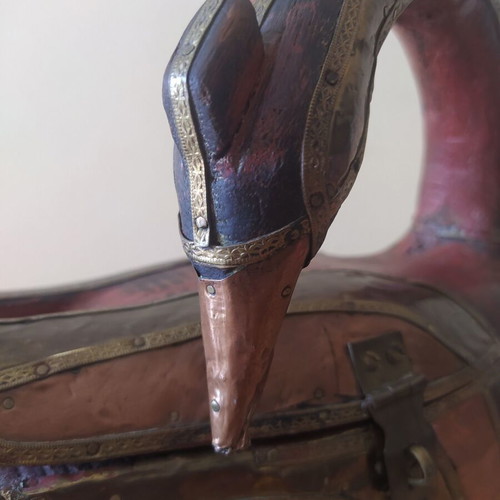 Antique decorative duck with storage used