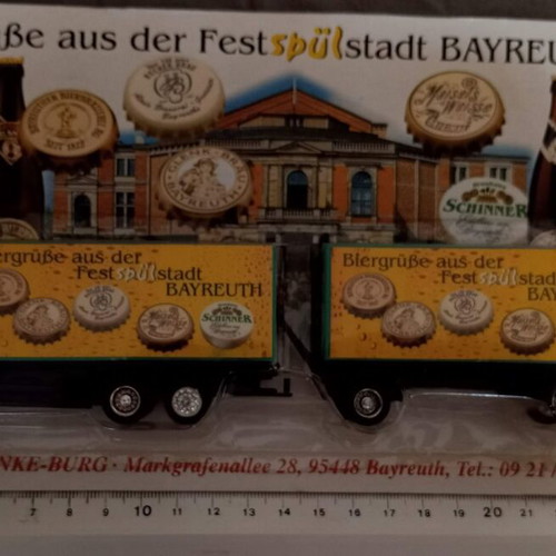 Truck - H0 scale trailer new, advertising for models