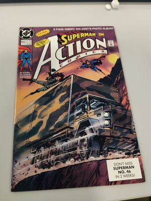Action Comics #655 used, Superman issue July 1990