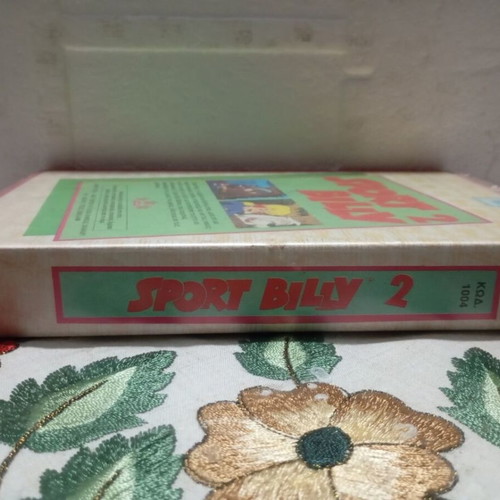 Sport Billy No 2 VHS tape, dubbed animated series