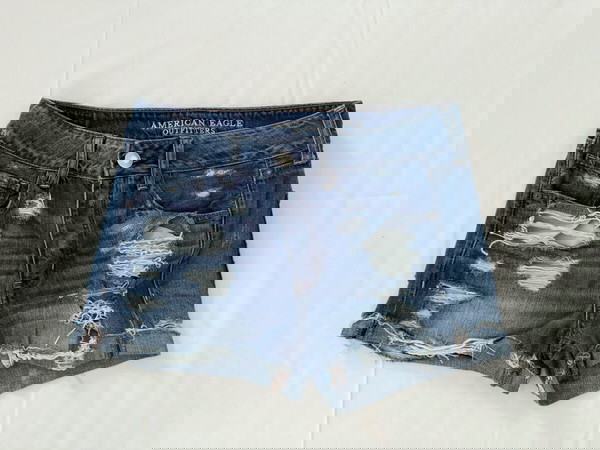  AMERICAN EAGLE DENIM SHORTS sorts tzin sortsakia eponima ginekia