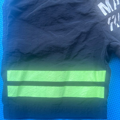 Funky Buddha Boys Swim Shorts Like New, Black Neon Green 5-6 Years