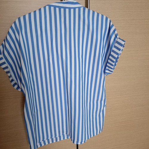 Shein women's shirt small blue like new with loose fit