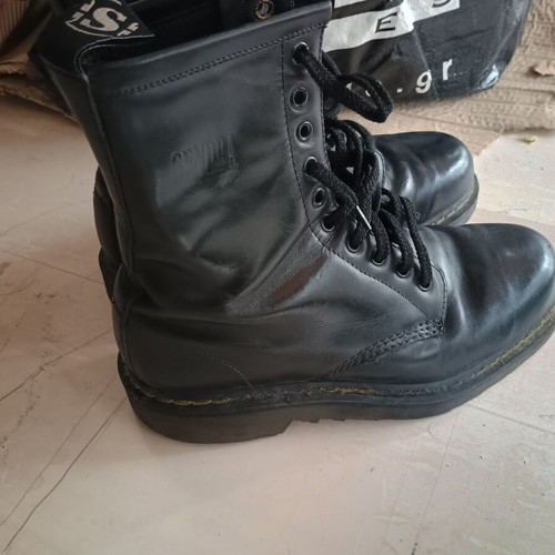 Sendra Work Boots 10 Eyelets Lace-Up Size 40 Black