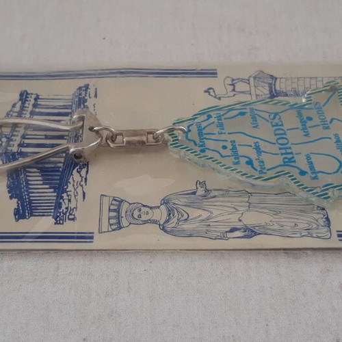 Polfi Toys Keychain Greek Islands Rhodes New