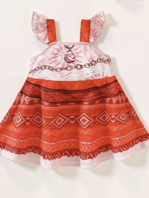 Moana dress costume Disney size 80 9-12 months like new