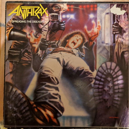 Anthrax Spreading The Disease LP used, metal