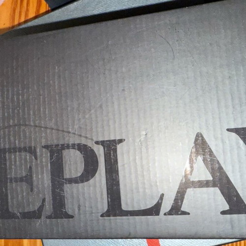 Replay flat sandals like new, black with rope sole, size 39