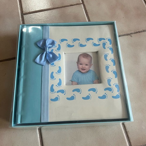 Photo album for boy new, ideal for birth or baptism