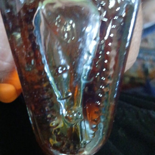 Collectible Glass Bottle "Misofergaro" Dennis & Corfiot vintage decorative