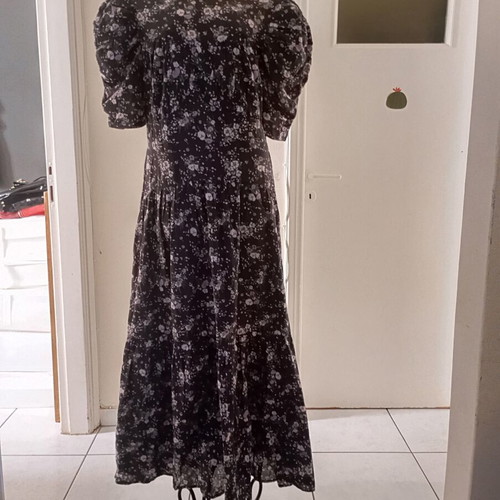 ASOS maxi dress cotton dark gray like new, sizes L/XL
