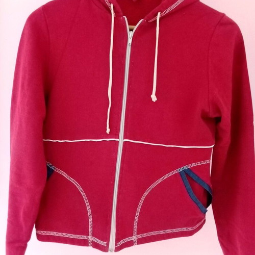 Women's hoodie sweatshirt jacket used, size medium
