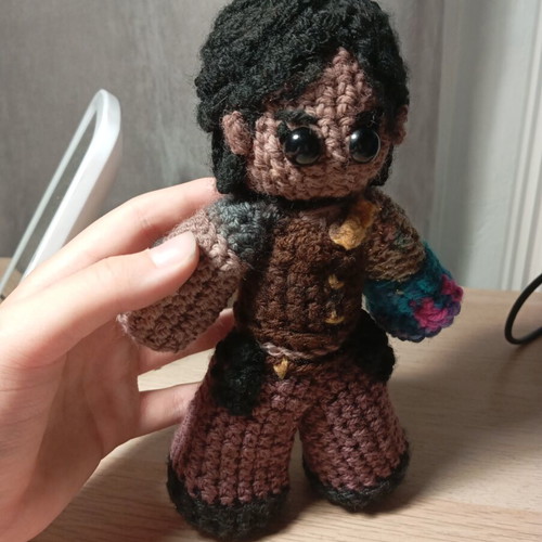 Sevika Crochet Plushie handmade from Arcane new