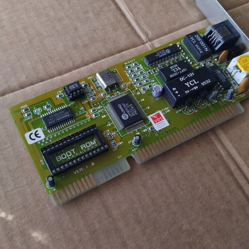 UMC UM9003AF Acer Netxus VER:1.0 16-bit ISA Network Adapter Card like new