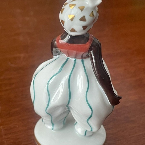 Augarten Wien porcelain figurine "Moor with Butterfly" like new