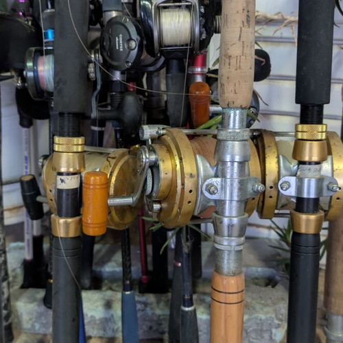 Big Game fishing rods with PENN International 50 reels used