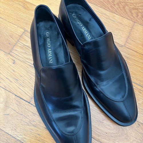 Giorgio Armani Men's Shoes used, size 41, black