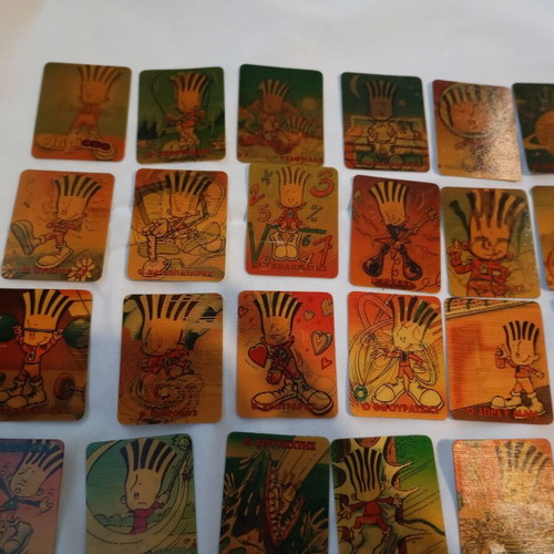 3D Chipicao collectible cards used, set of 34