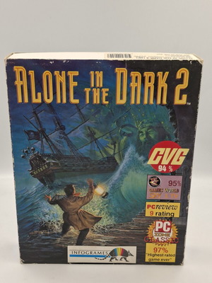 Alone in the Dark 2 PC παιχνίδι σε δισκέτα μεταχειρισμένο, original big box σπάνια έκδοση