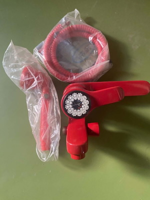 Grohe Vintage bathroom faucet set Friedrich Grohe new, retro red