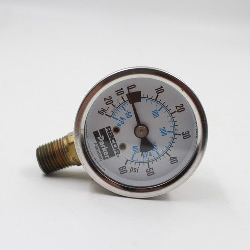 Manometer 0-400 kPa / 0-60 PSI G 1/4" like new