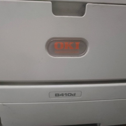 Oki B410d printer used, without cables or connections