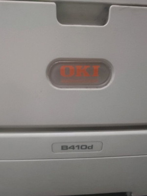 Oki B410d printer used, without cables or connections