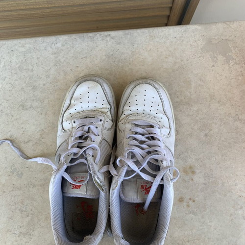 Nike Air Force 1 White Sneakers size 43 used