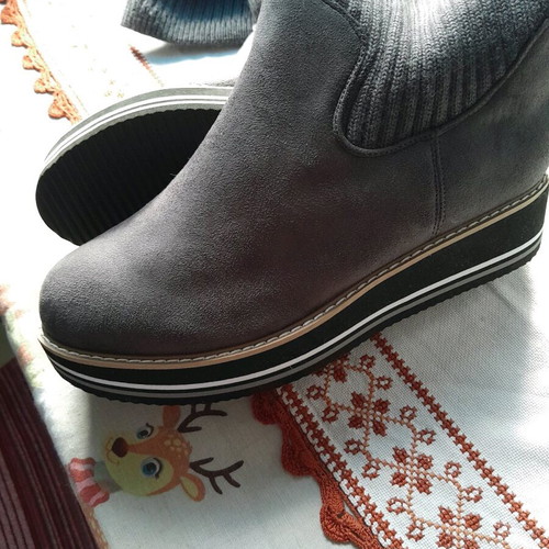 Sock boots gray like new, size 40