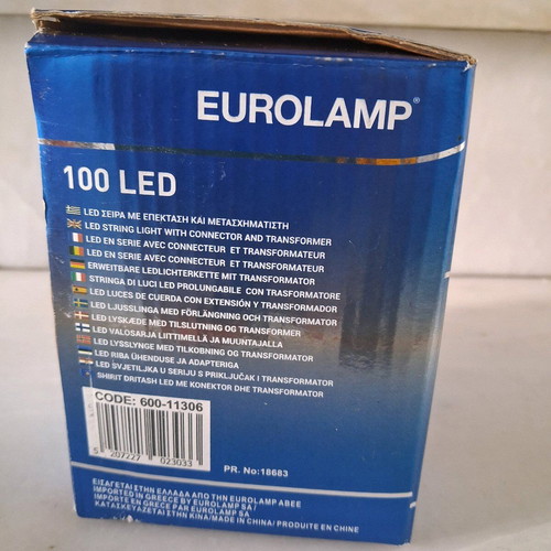 Eurolamp Christmas lights 100 led new, white