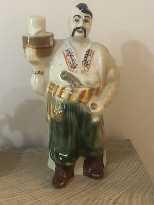 Κεραμική φιγούρα μπουκάλι ποτού vintage σε άριστη κατάσταση
