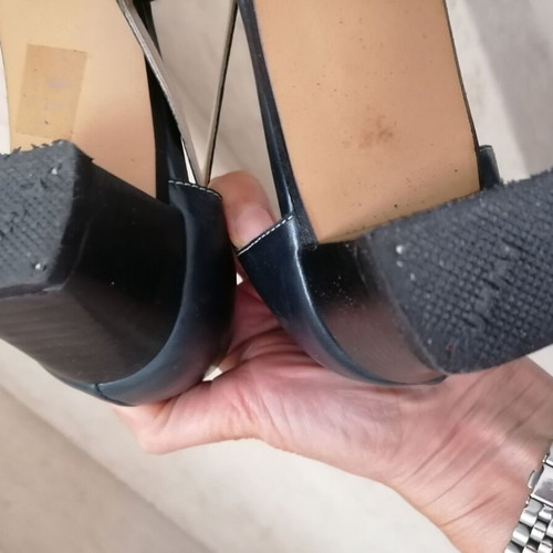 Kalogirou Pumps size 41 like new, blue and white leather